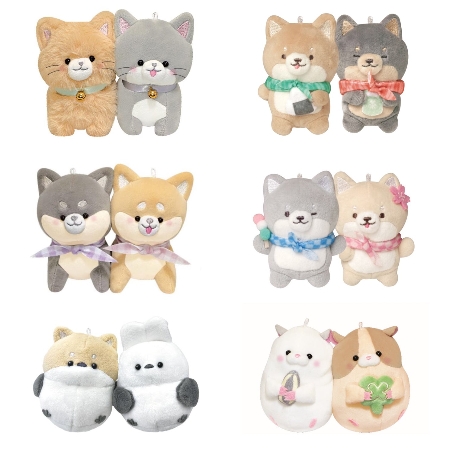 Nico Nui｜Obakane Nico Nui Mascot Holder /Plush Keychain｜W110 x H170 x D50mm approx.