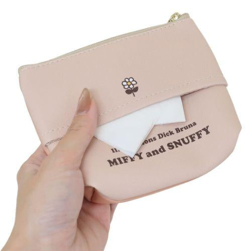 Miffy｜Flat Pouch &amp; Tissue Case｜140x105x30mm approx.
