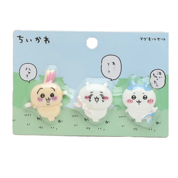 Chiikawa｜Mission Magnet Set｜35×35×10mm approx.