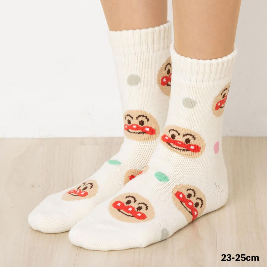 Pinocchio面包超人｜可爱角色棉袜｜适合23-25cm
