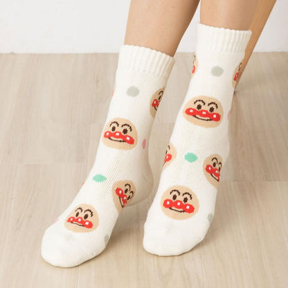 Pinocchio面包超人｜可爱角色棉袜｜适合23-25cm
