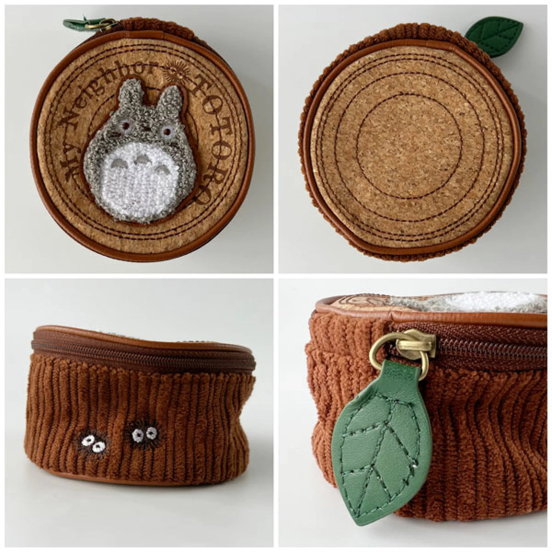 My neighbor totoro｜宫崎骏刺绣龙猫树根零钱包｜約H6×W10×D10cm