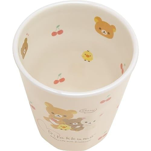 Rilakkuma轻松熊｜耐热耐摔敞口杯/漱口杯｜270ml