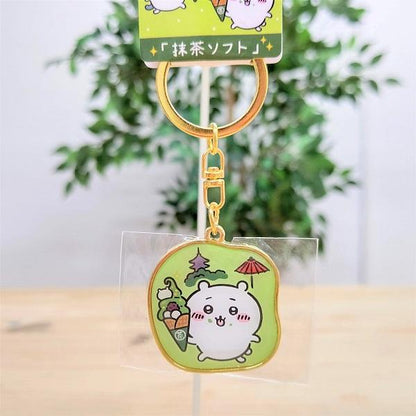Chiikawa 吉伊卡哇｜京都抹茶限定钥匙扣｜約33ｍｍ×ｗ約35mm