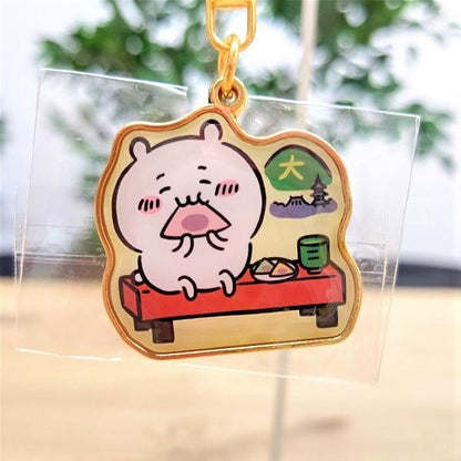 Chiikawa 吉伊卡哇｜京都八桥限定钥匙扣｜約33ｍｍ×ｗ約35mm