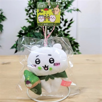 Chiikawa 吉伊卡哇｜京都抹茶限定毛绒挂件｜約H90×W180ｍｍ