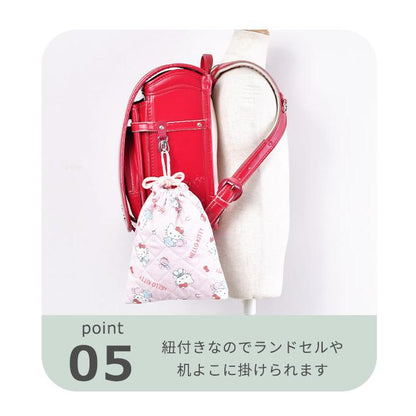 Sanrio｜Quilted Drawstring Bag｜W20xH24.5cm approx.