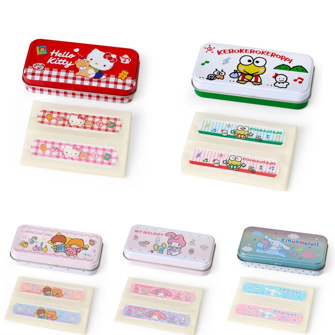 Sanrio｜ Bandage &amp; Can Case｜ 10×4.8×2.3cm approx.
