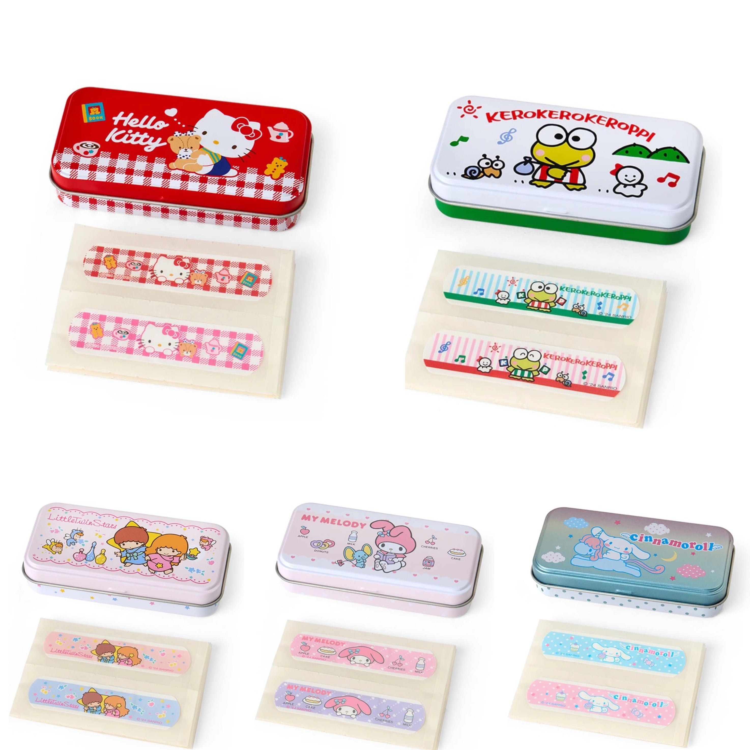 Sanrio｜ Bandage &amp; Can Case｜ 10×4.8×2.3cm approx.
