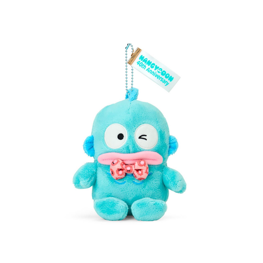 Sanrio｜Hangyodon 40th Anniversary Happy Life Mascot Holder /Plush Keychain｜13×8×15cm approx.