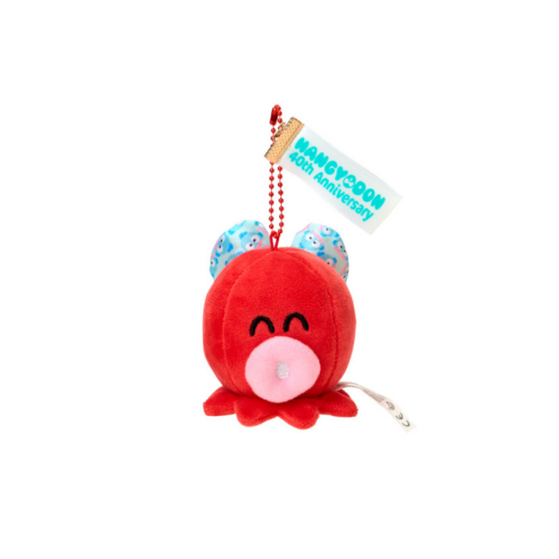Sanrio｜Hangyodon 40th Anniversary Happy Life Mascot Holder /Plush Keychain｜8×8×9cm approx.