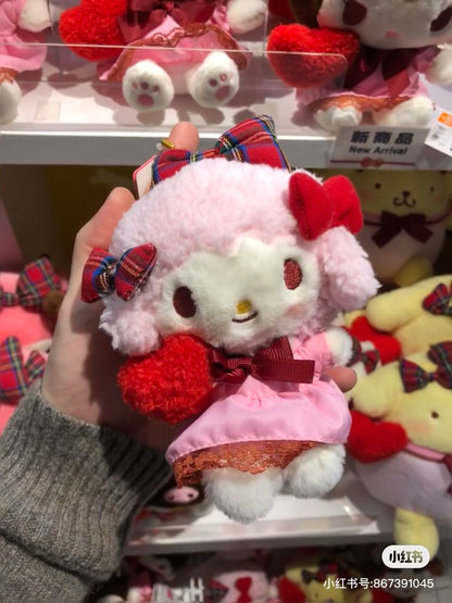 Sanrio｜爱心情人节系列蝴蝶结挂件/包挂｜约H10 x W10 x D8cm
