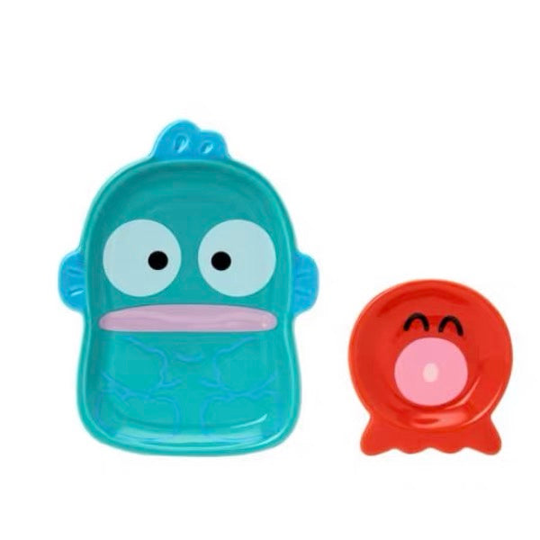 Sanrio｜Hangyodon 40th Anniversary Happy Life Plate Set｜12.5×1.5×16cm approx.