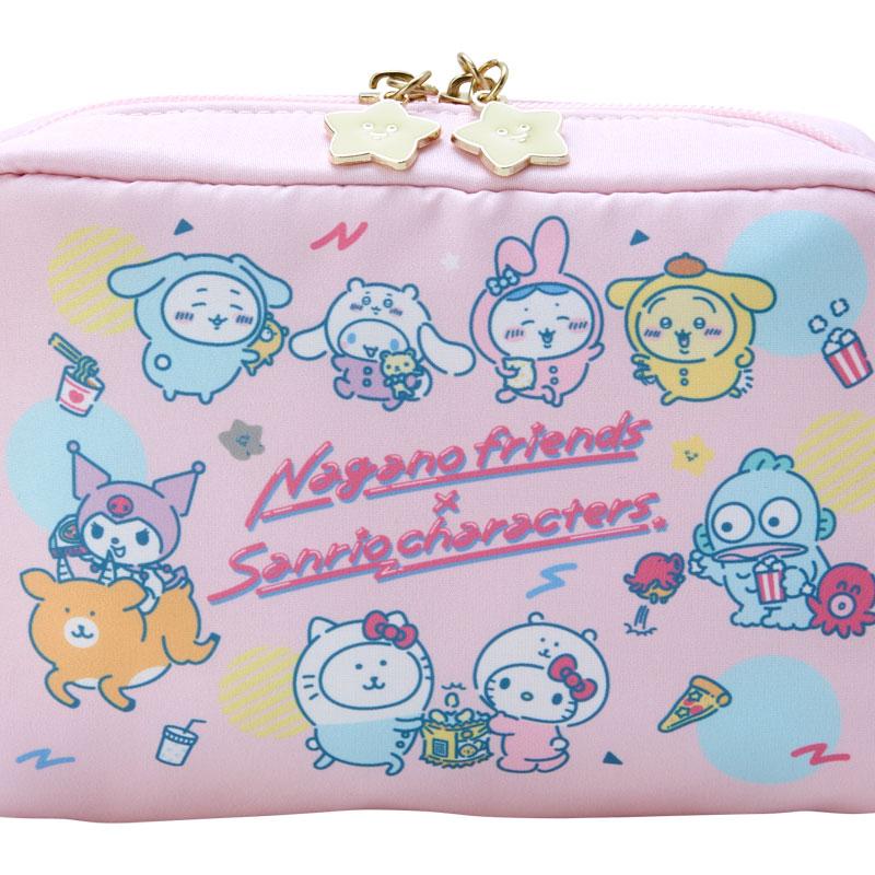 Chiikawa 吉伊卡哇｜sanrio限定联名化妆包｜約幅18×奥行7×高さ12cm