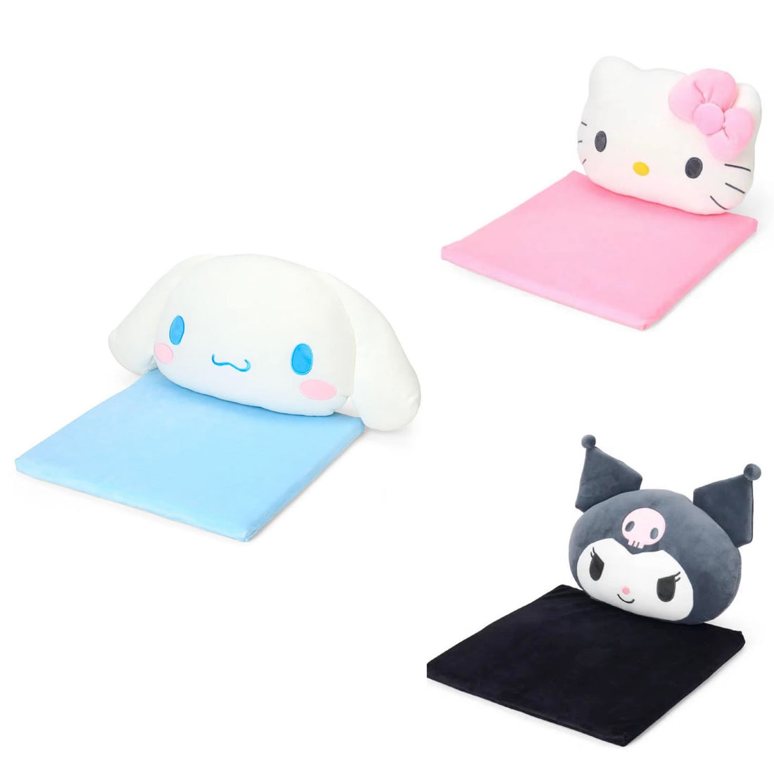 Sanrio｜Seat Cushion with Backrest｜48×13×30cm approx.
