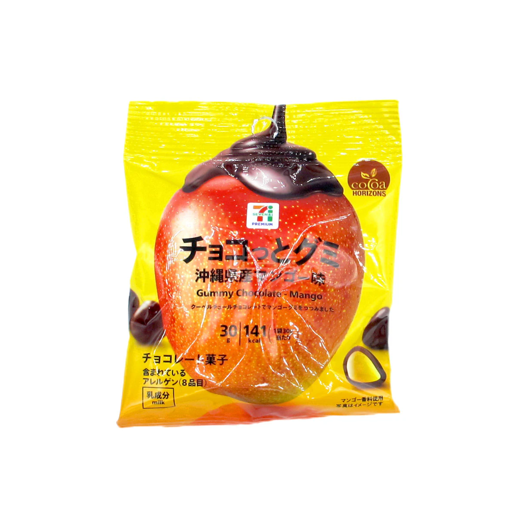 7-11｜Chocolate and Gummy Okinawa Prefecture Mango Flavor｜30g【25.09】