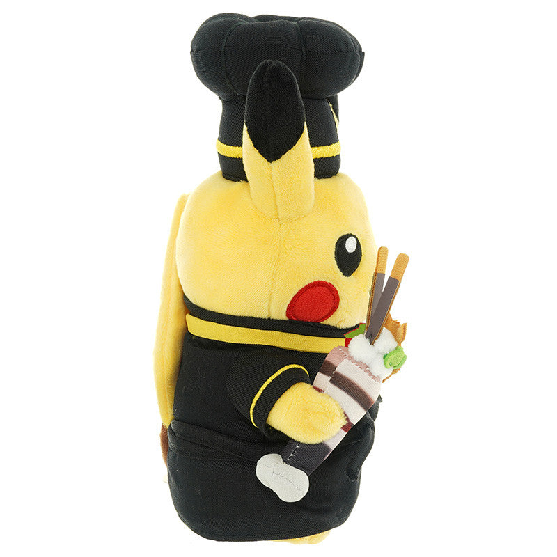 Pikachu皮卡丘｜厨师限定宝可梦皮卡丘公仔/玩偶｜全高約21cm(帽子含）