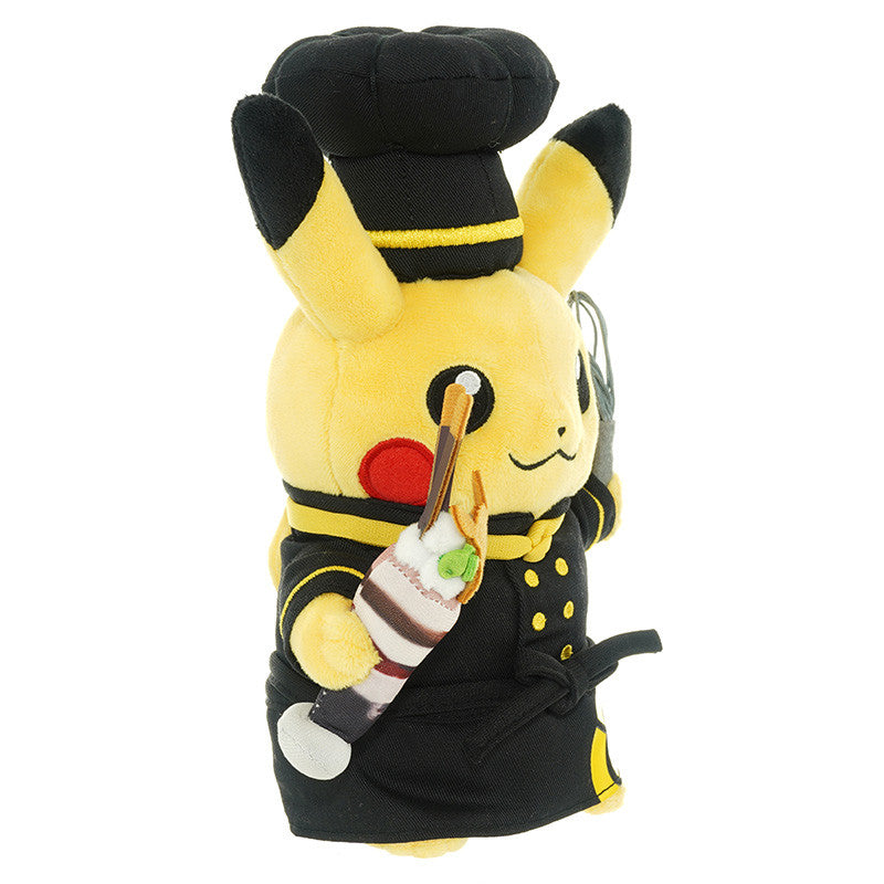 Pikachu皮卡丘｜厨师限定宝可梦皮卡丘公仔/玩偶｜全高約21cm(帽子含）