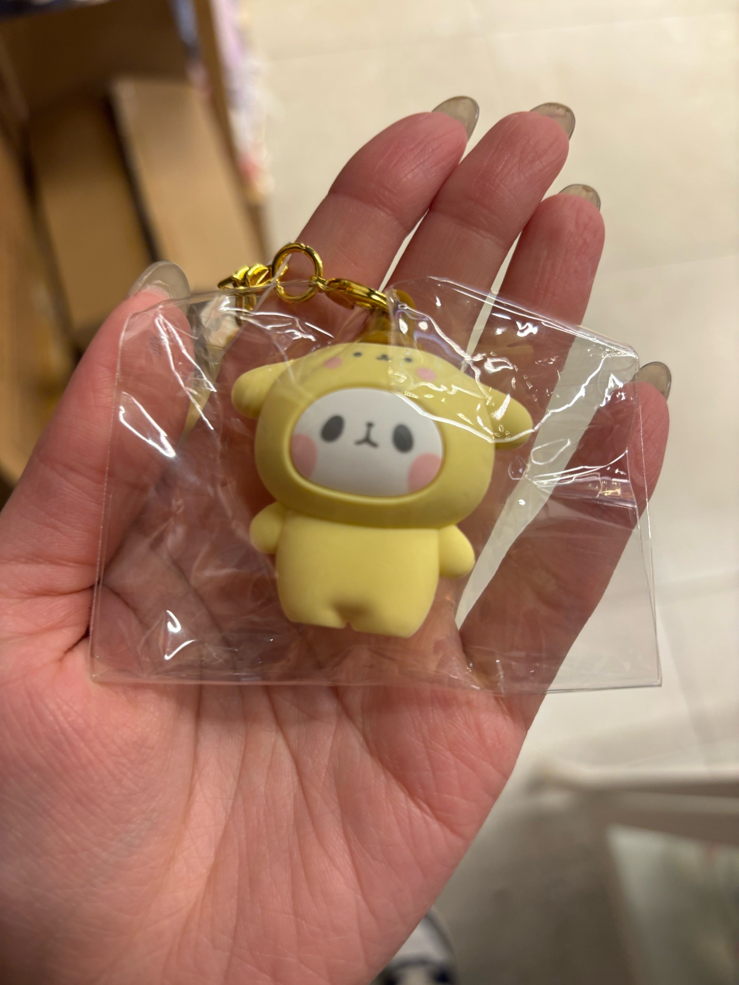 Sanrio｜mochipan 3D Keychain/Keyring｜50×50×30mm approx.