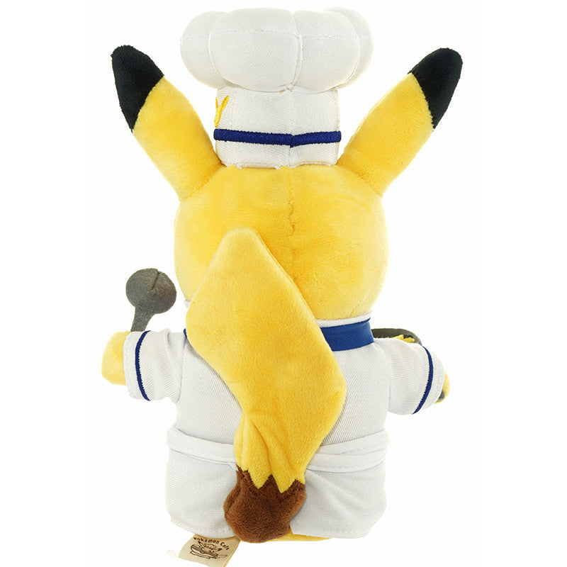 Pikachu皮卡丘｜厨师限定宝可梦皮卡丘公仔/玩偶｜全高約21cm(帽子含）