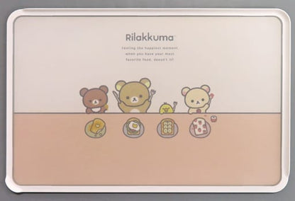 Rilakkuma轻松熊｜角色图案抗菌防滑切菜板｜約W325×H210×D9mm