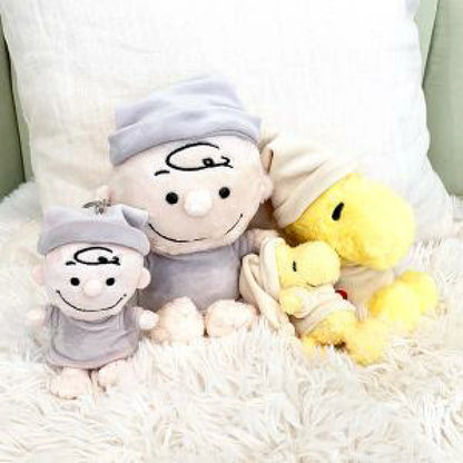 Snoopy｜睡帽系列查理公仔｜约13*13*18cm