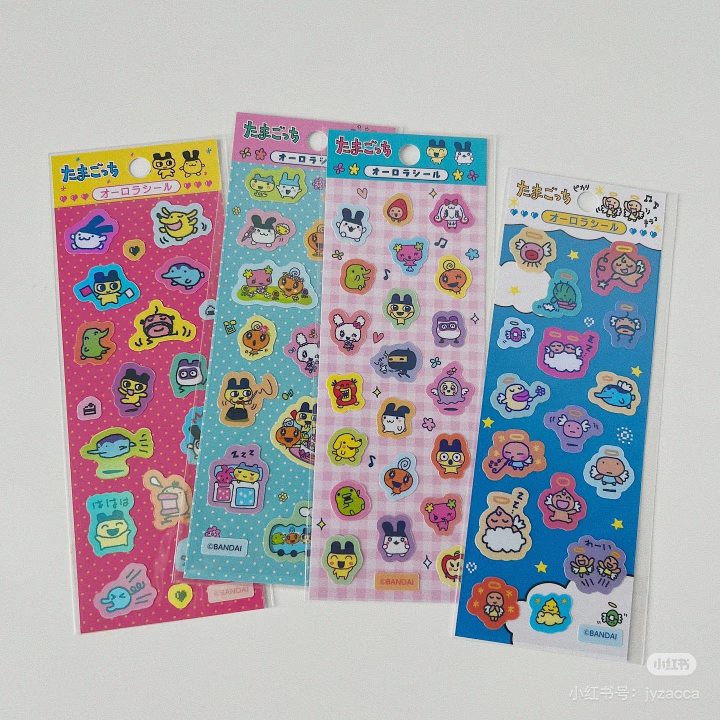 TAMAGOTCHI｜Aurora Stickers｜H170 x W60 x D1mm  approx.
