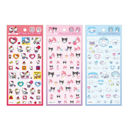 Sanrio｜Pitapuku Sticker Sheet｜10 × 15 × 20 cm approx.