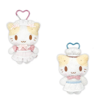Sanrio｜Mashumaro mitaina fuwafuwa nyanko Mascot Holder /Plush Keychain｜ 140×95×60mm approx.