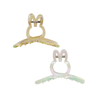 Miffy｜Face Outline Claw Hair Clips｜W110 x H76 x D27. approx.
