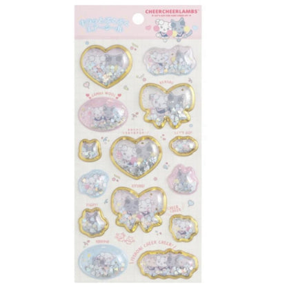 Rilakkuma｜Sparkling Pukupuku Air Sticker｜ 200 x 95mm approx.
