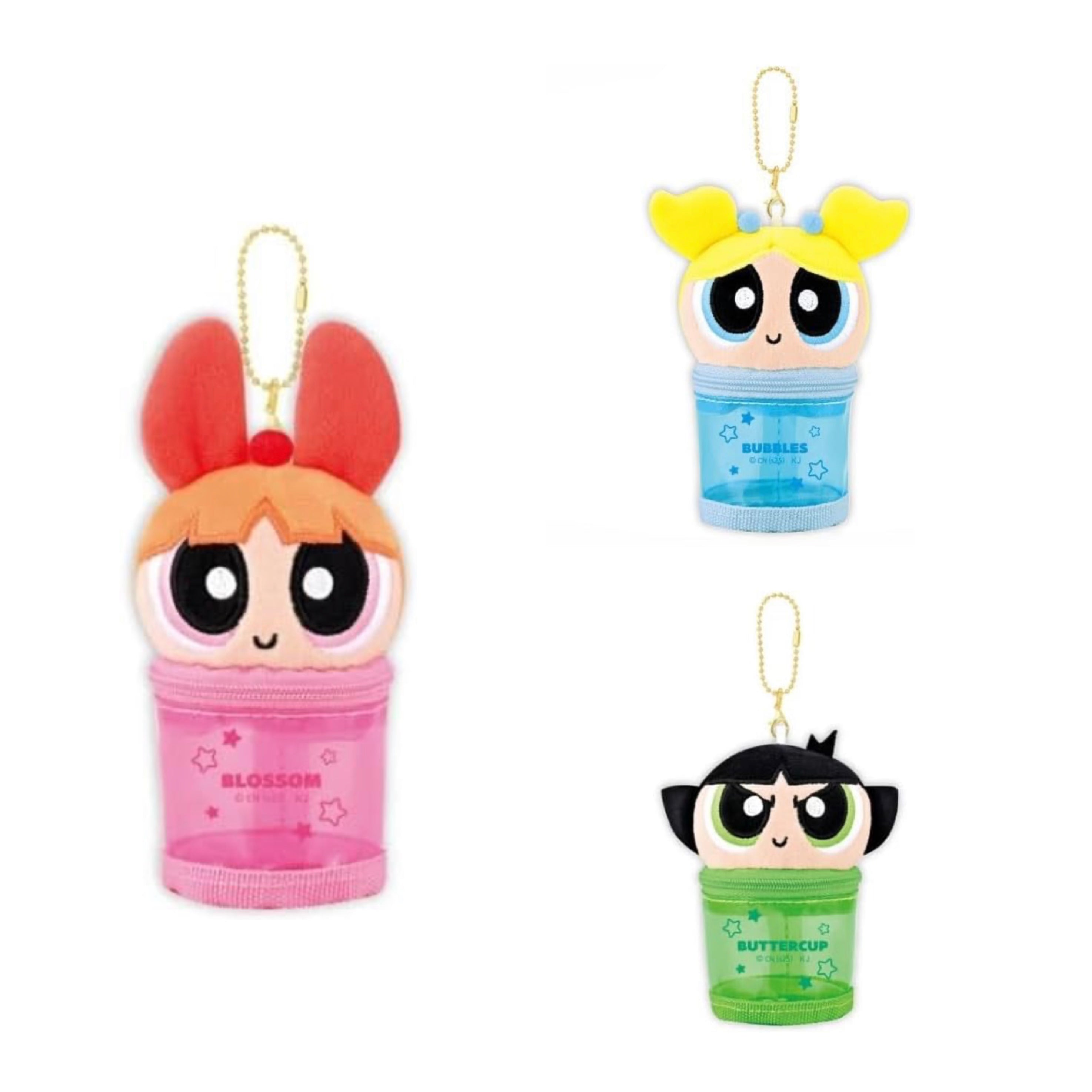 Powerpuff Girls｜Mini Pouch Mascot Holder /Plush Keychain｜H180×W110×D65mm approx.