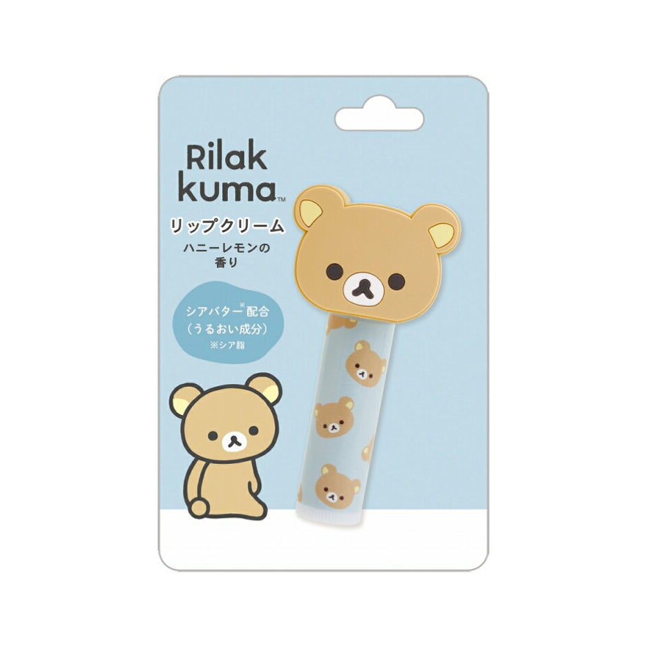 Rilakkuma｜Lip Balm with Mascot｜80 × 40 × 25 mm approx.
