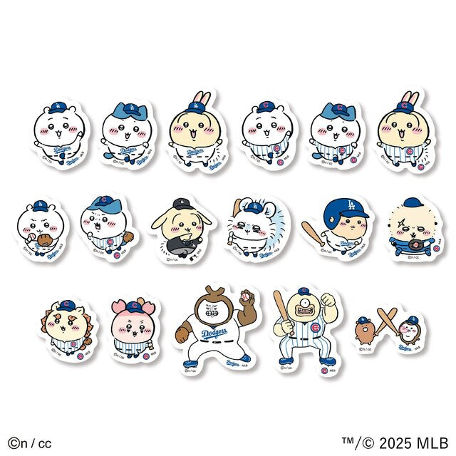 Chiikawa｜Chiikawa X  MLB Tokyo Series Die-cut Sticker｜H64 x W62mm approx.