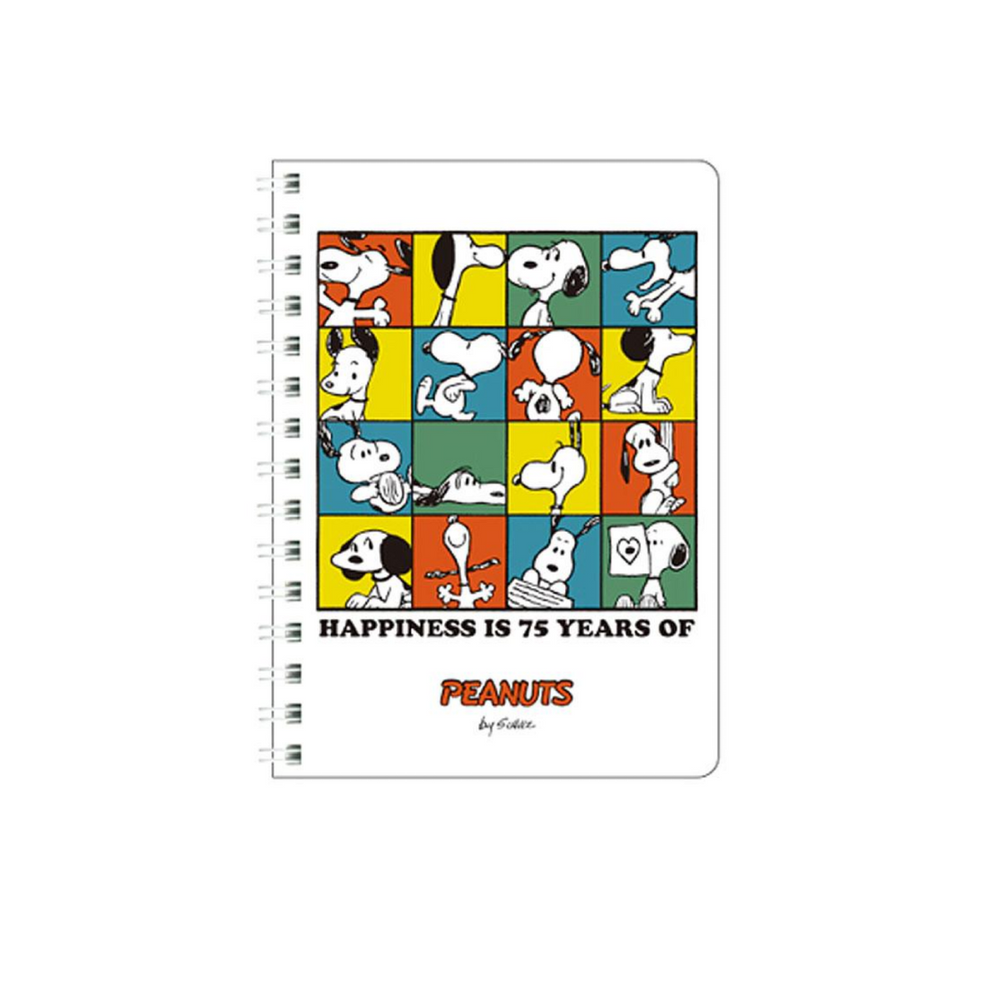 Snoopy｜PEANUTS 75th Anniversary Notebook A6｜64 sheets