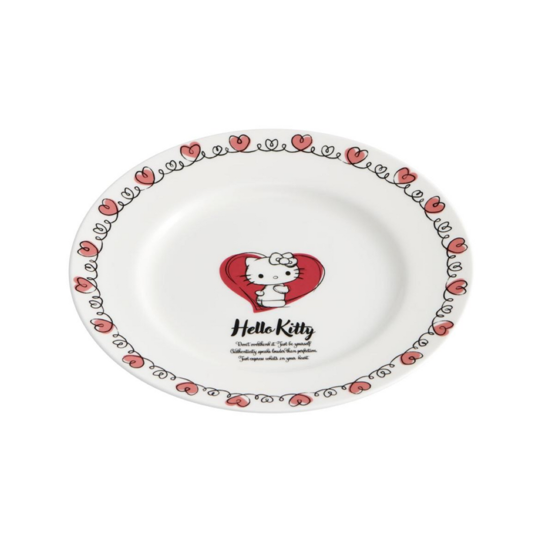 Sanrio｜Main Plate Small Hello Kitty Skater Plate｜19.1 x 1.8 cm approx.