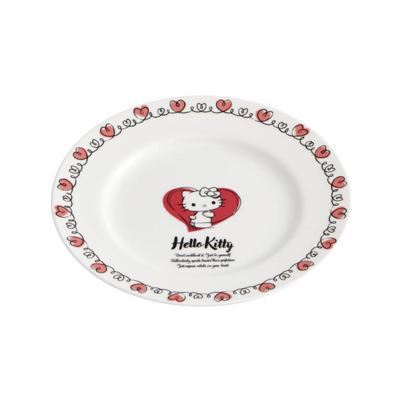 Sanrio｜Main Plate Small Hello Kitty Skater Plate｜19.1 x 1.8 cm approx.