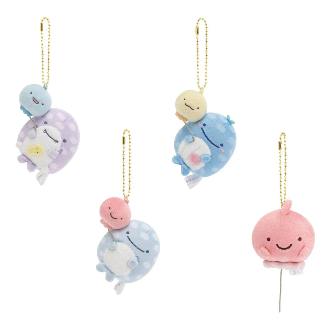 SANX｜Jinbesan 10th Anniversary Mascot Holder /Plush Keychain｜60×55×50mm approx.