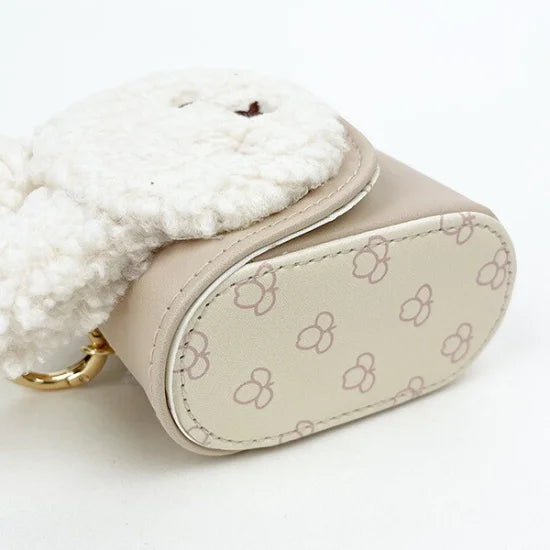 Miffy米菲｜大头毛茸茸小零钱包/收纳包｜约9cm×9cm×6.5cm