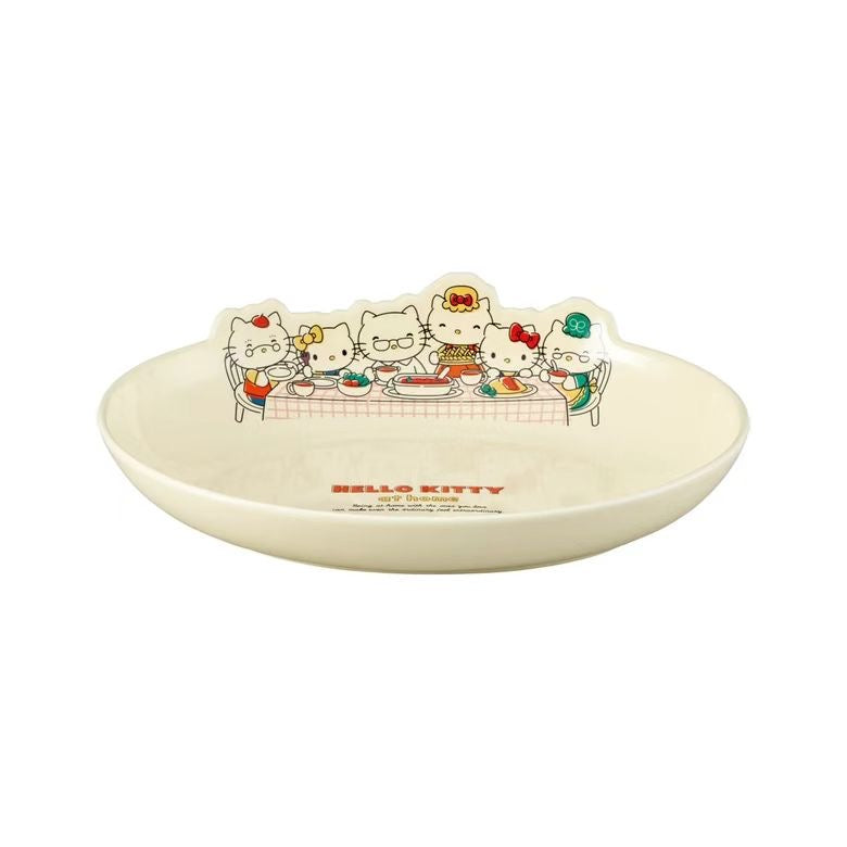 HelloKitty｜Sanrio Main Plate HOME Plate｜W24XD18.5XH5(cm) approx.
