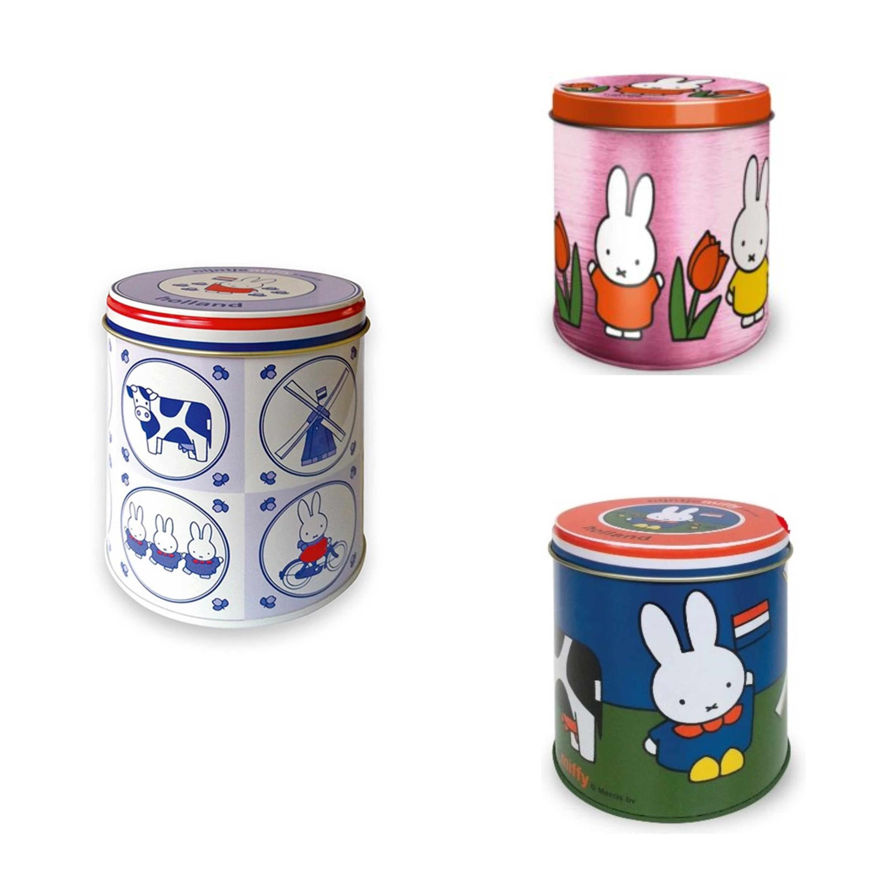 Miffy｜Storage Tin｜Ø10xh11.5cm approx.