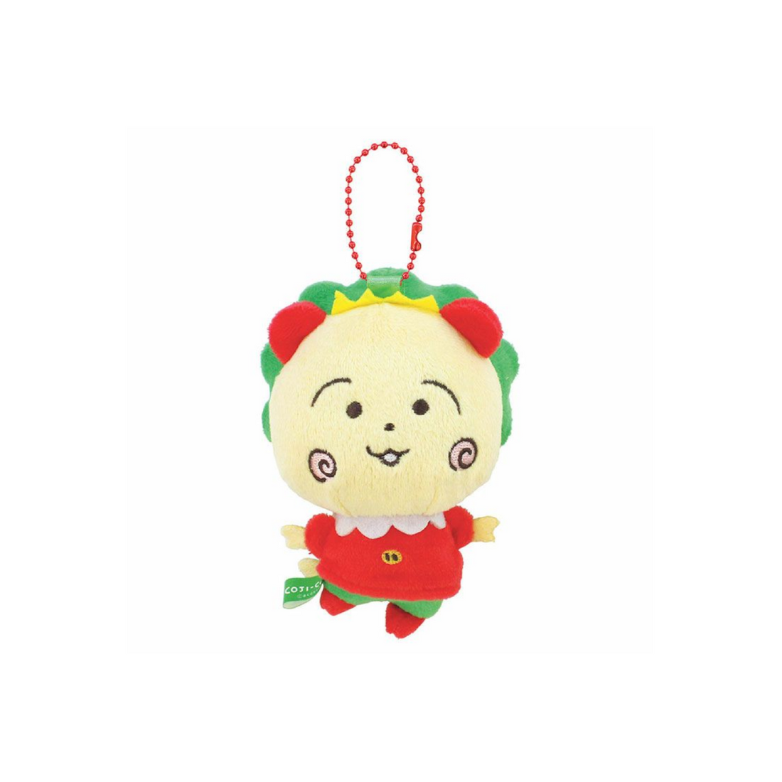 Chibi Maruko｜Coji Coji Badge Mascot Holder /Plush Keychain｜82 x 110 x 67 mm approx.