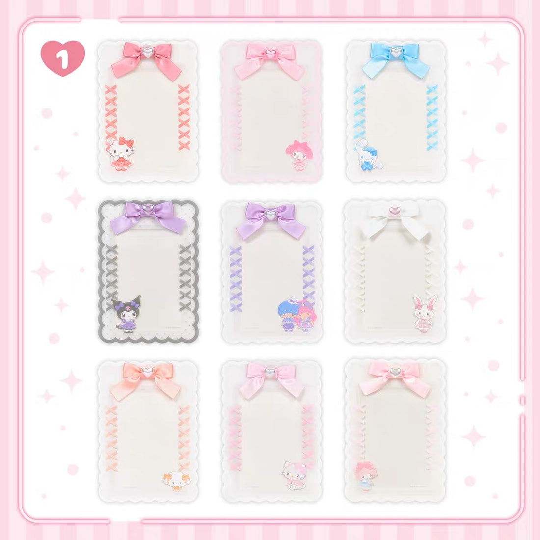 Sanrio｜Enjoy Idol Ribbon Hard Card Case｜9×1×13cm approx.