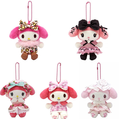 Sanrio｜My Melody 50th Anniversary  Mascot Holder /Plush Keychain｜H11.5 x W11 x D6cm approx.✔️
