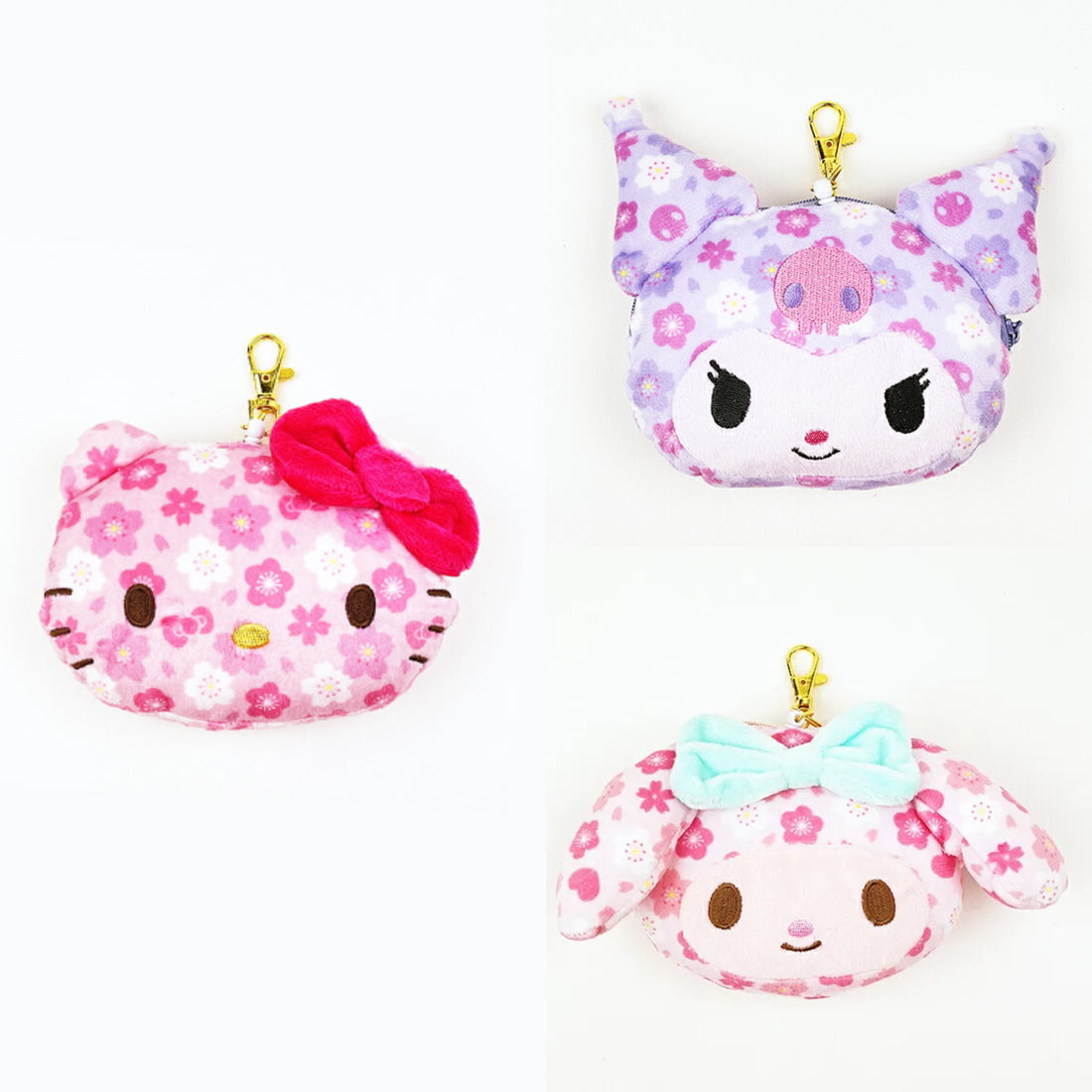 Sanrio｜Goods Series Face Pass Case/ Pouch｜11.2cm x 13.3cm x 4cm approx.