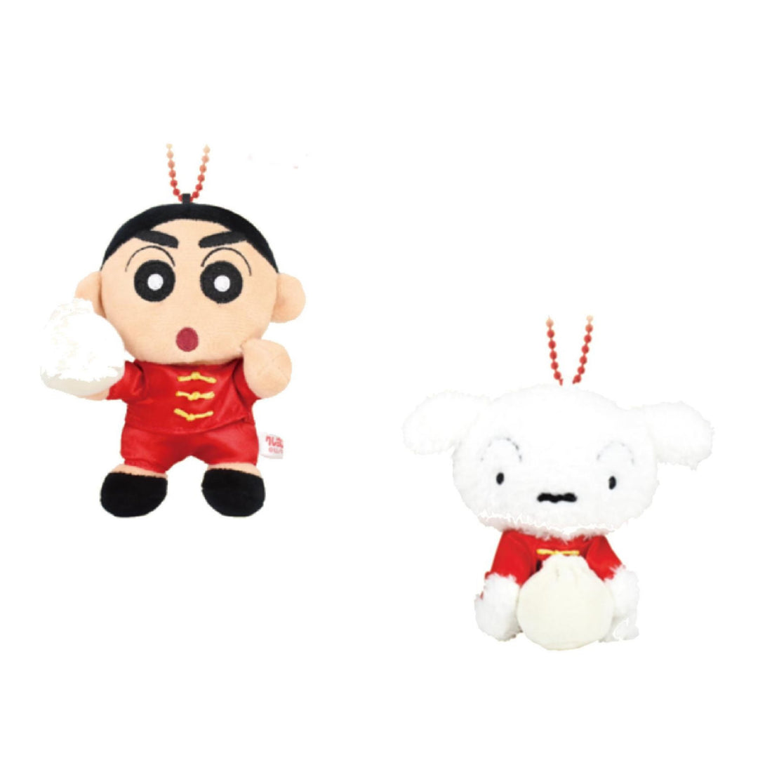 Crayon shin-chan｜ChineseMascot Holder /Plush Keychain｜135mm H x 90mm W x 70mm approx.