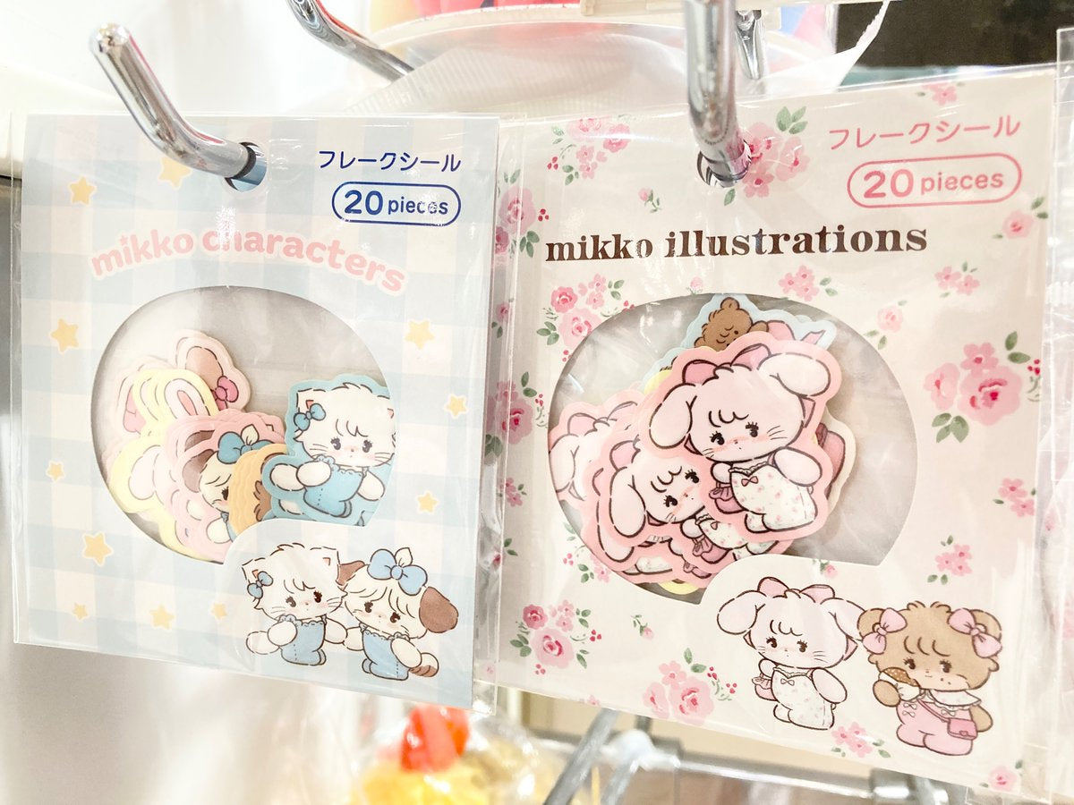 mikko illustrations｜Retro sticker ｜20 piece
