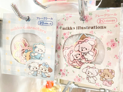 mikko illustrations｜Retro sticker ｜20 piece