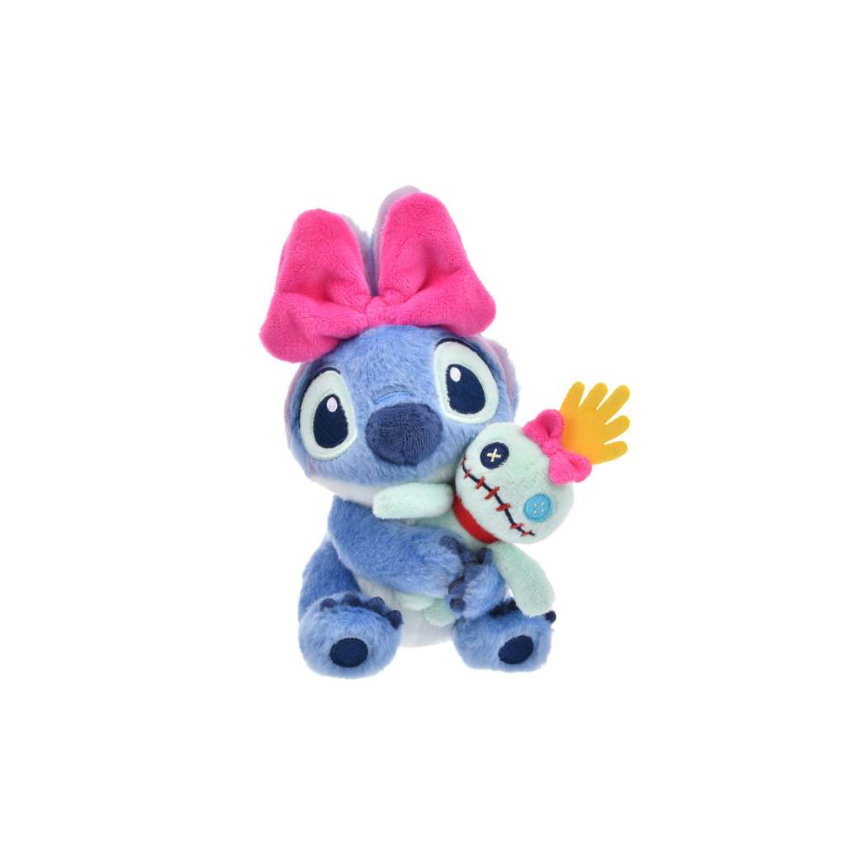 Disney｜Ribbon Stitch &amp; Scrump Mascot Holder /Plush Keychain｜H17.5×W8.5×D15cm approx.