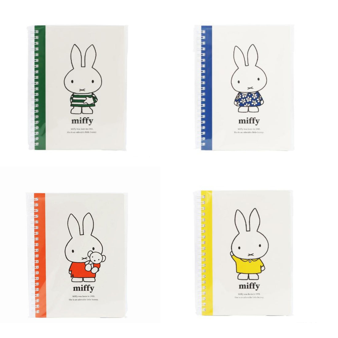 Miffy｜Color Series A5 Ring Notebook｜70 sheets